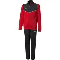 Puma INDIVIDUALRISE TRACKSUIT Juniorská tepláková souprava, červená, velikost
