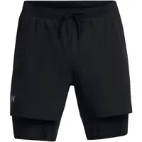 Under Armour LAUNCH 5 2-IN-1 Pánské kraťasy, černá, velikost M