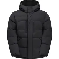 Jack Wolfskin ROEMERTOR Pánská péřová bunda, černá, velikost