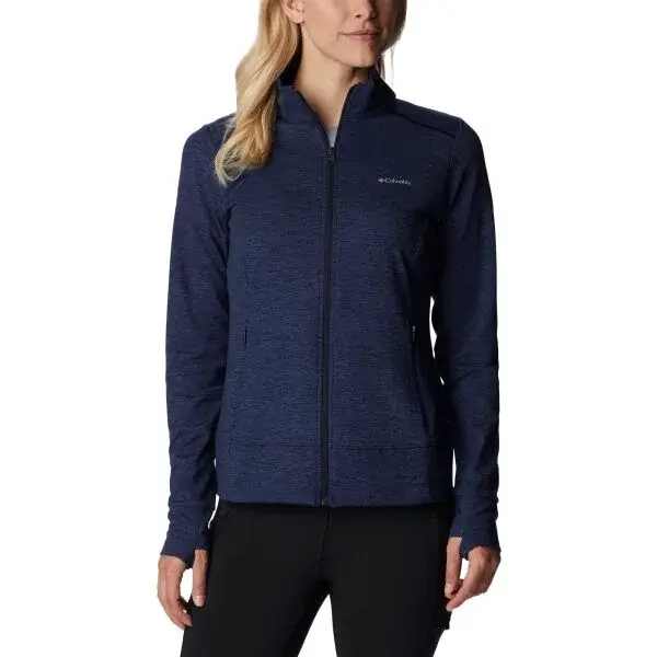 Columbia WEEKEND ADVENTURE EU FULL ZIP Dámská funkční mikina, tmavě modrá, velikost