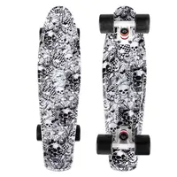 Reaper DOVER Plastový skateboard, černá, velikost