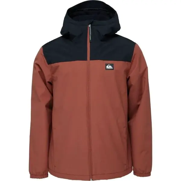 Quiksilver OVERCAST 3K WARM JACKET Pánská bunda, vínová, velikost