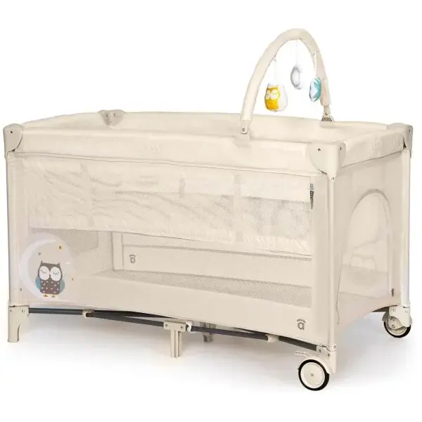 ASALVO COMPLET DUO Cestovná postieľka, béžová, veľkosť