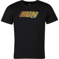 PROGRESS DEPORTE RUN Pánske športové tričko, čierna, veľkosť