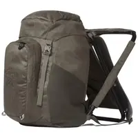 Bergans BUDOR PACK 35 Lovecký batoh s integrovanou stoličkou, khaki, veľkosť