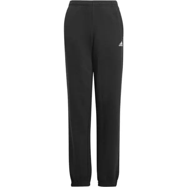 adidas ESSENTIALS FLEECE JOGGERS KIDS Dětské tepláky, černá, velikost