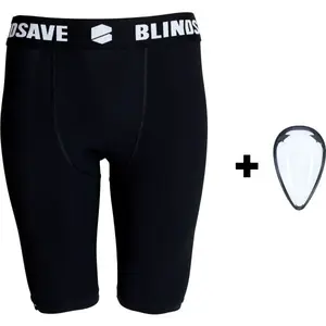 BLINDSAVE COMPRESSION SHORTS + CUP Kraťasy se suspenzorem, černá, velikost