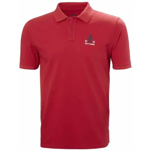 Helly Hansen KOSTER POLO Pánské polo triko, červená, velikost