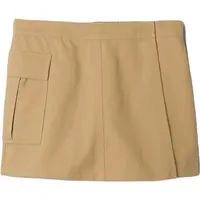 GAP UTILITY WRAP Dívčí kraťasová sukně, béžová, velikost