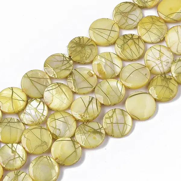 Drawbench Freshwater Shell Beads Strands