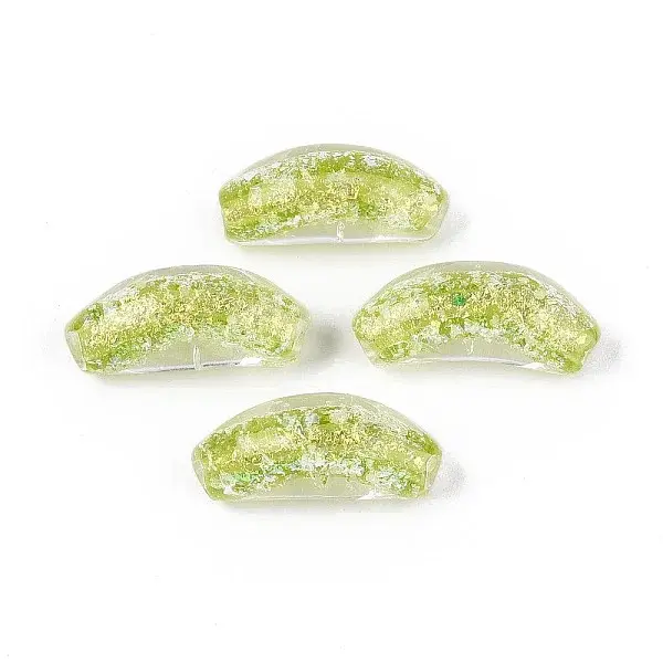 Handmade Foil Glass Lampwork Beads