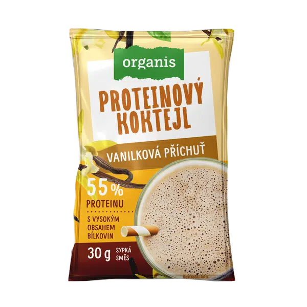 ORGANIS Proteinový koktejl vanilková příchuť 30 g