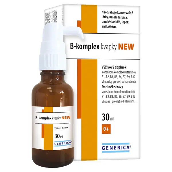 GENERICA B-komplex kapky NEW 30 ml