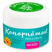 ZELENÁ ZEMĚ Konopná mast na kůži pro zvířata 12 ml