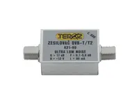 Anténní zesilovač TEROZ 600X, nízkošumový, UHF, G17dB, F0,7dB, U>120dBµV, F-F