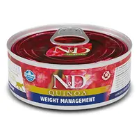 N&D Quinoa Weight Management Lamb & Brocolli Adult pro dospělé kočky 80 g