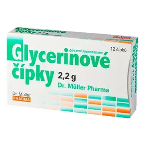 DR. MÜLLER Glycerinové čípky 2,2g 12 ks