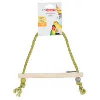 ZOLUX Houpačka pro ptáky dřevěná s provazem 27 cm