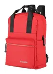 Městský batoh Travelite Basics Canvas Backpack Red