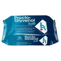 PROCTO-GLYVENOL Soft - vlhčené ubrousky 30 ks, Určené (na): Hemoroidy