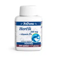 MEDPHARMA Hořčík 300 mg + vitamin D3 107 tablet
