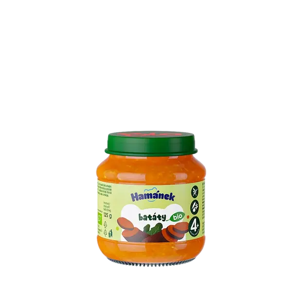 HAMÁNEK Bio Batátové pyré 4m+ 125 g