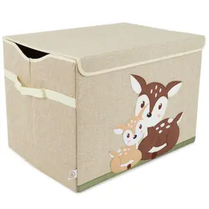 Bieco - Úložný box s víkem - srnky