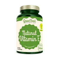GREENFOOD NUTRITION Natural Vitamin E 90 kapslí