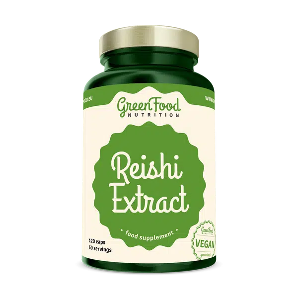 GREENFOOD NUTRITION Reishi extract 120 kapslí