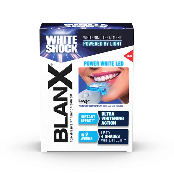 BLANX White Shock Bělicí kúra s LED aktivátorem 50 ml