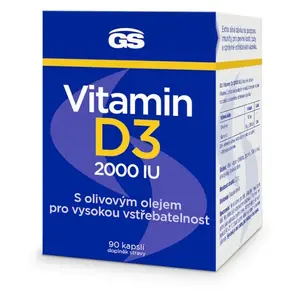 GS Vitamin D3 2000 IU 90 kapslí