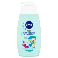 NIVEA Kids Dětský sprchový gel a šampon 2v1 s jablečnou vůní 500 ml