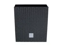 Květináč RATO LOW 40cm antracit - rozbaleno - bez vnitřní vložky