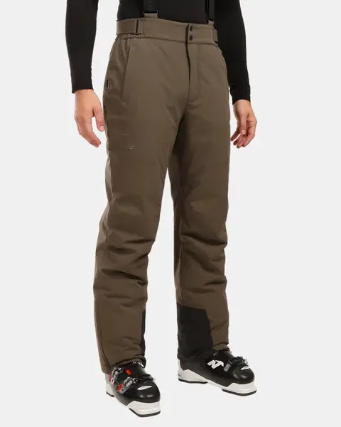 Pánské lyžařské kalhoty kilpi mimas-m khaki m