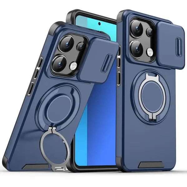 Camslide Stand obal, Xiaomi Redmi Note 13 Pro Plus, modrý