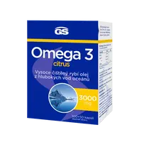 GS Omega 3 citrus, 100+50 kapslí