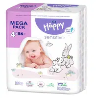 BELLA HAPPY Baby mega pack čistící vlhčené ubrousky sensitive 224 kusů