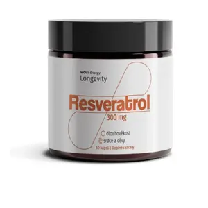MOVIT ENERGY LONGEVITY - Resveratrol 300 mg 60 kapslí