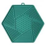 EPIC PET Lick & Snack lízací podložka hexagon světle zelený 17 x 15 cm
