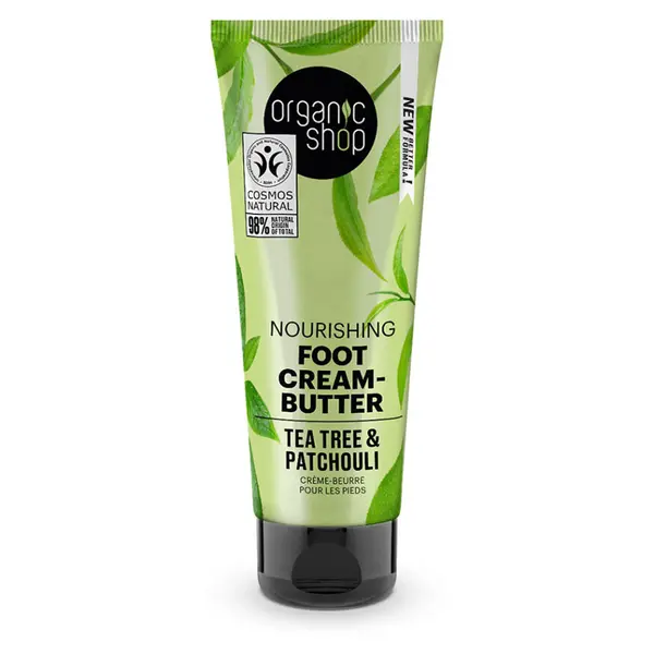 ORGANIC SHOP Krémové máslo na nohy Tea tree a pačuli 75 ml