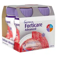 FORTICARE Advanced příchuť chladivého ovoce 4 x 125 ml