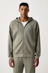 Guess  mikina na zips s kapucňou pánska s lyocellom KENNETH