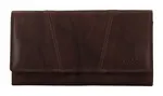 Dámská kožená peněženka Lagen PWL-388 Dark Brown
