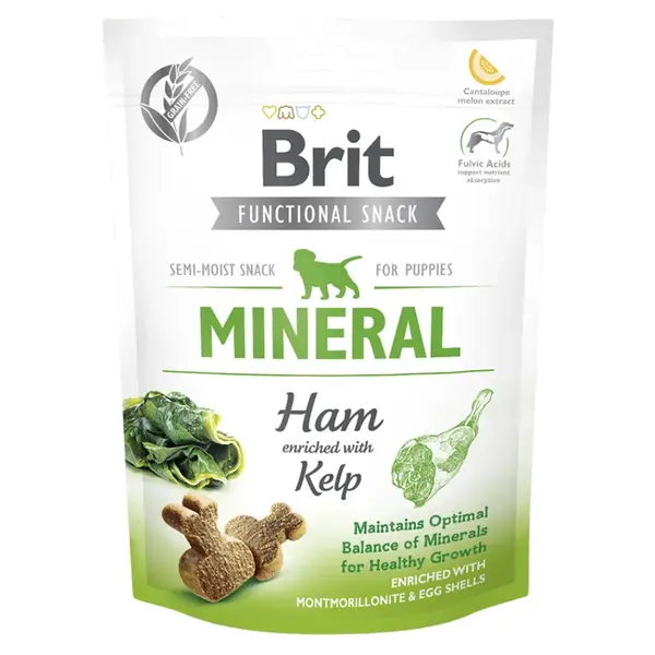 BRIT Care Functional Snack Mineral Ham šunka s kelpou pro štěňata 150 g
