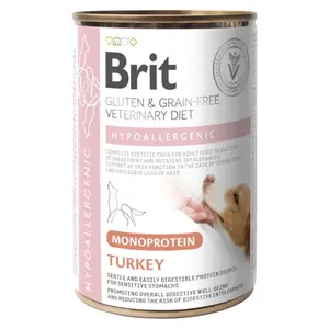 BRIT Veterinary Diet GF Mono Protein Hypoallergenic Turkey pro psy 400 g