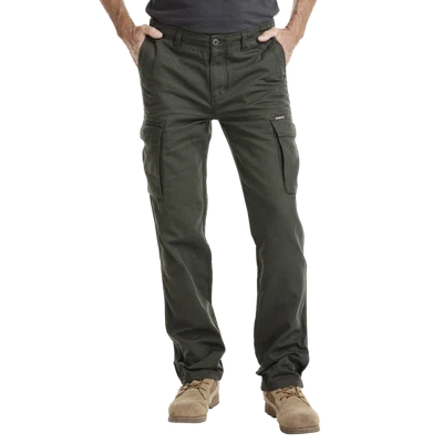 Bushman Pánské kapsáčové kalhoty Foster, tmavá khaki 56P