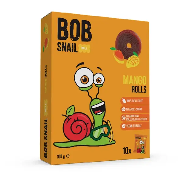 ŠNEK BOB mangové rolky 100 g