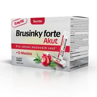 SALUTEM Brusinky forte akut + D-Manóza 10 ampulí