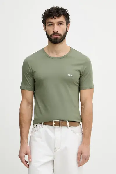 BOSS tričko pánské bavlněné TShirtRN 3P Classic 3-pack