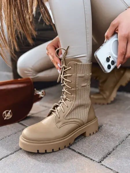 Dámské boty CALLA Barva Khaki DSTREET